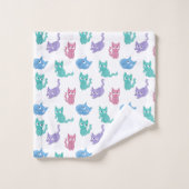 Petit ensemble de serviettes de chat (Gant de toilette)