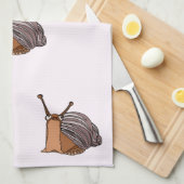 Petit Escargots Serviette de cuisine - Vos Couleur (Quart Plié)