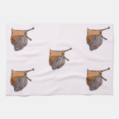 Petit Escargots Serviette de cuisine - Vos Couleur (Horizontal)