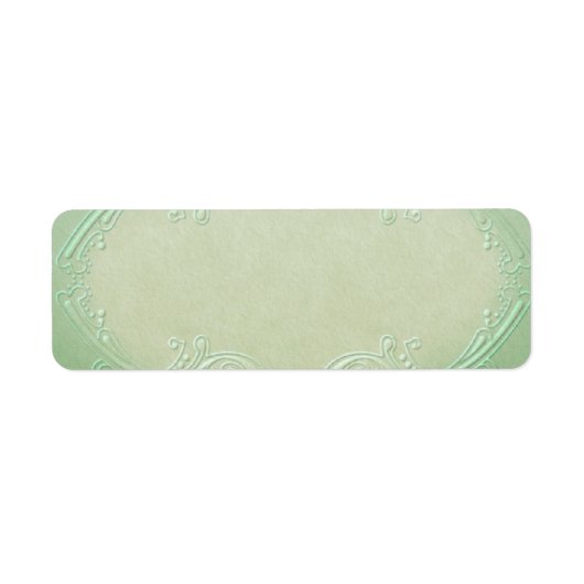 Petit Étiquette d'Apothécaire Vert (Devant)