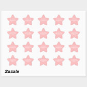 PETIT ÉTOILE BABY SHOWER ENREGISTREMENT STICKER (Feuille)
