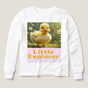 Petit Explorateur – T-Shirt Enfants Caneton Mignon
