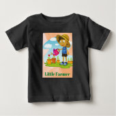 Petit Fermier Baby Fine Jersey T-Shirt (Devant)