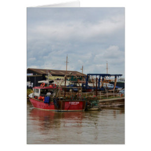 Petit fermier de bateau de pêche