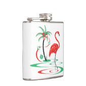 Petit flacon de Flamant rose de Noël rouge (Droite)
