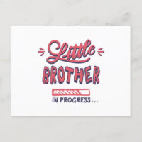 Petit frère en cours carte postale
