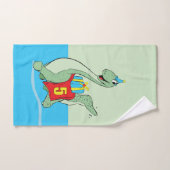 Petit garçon, 5e anniversaire Dinosaur (Serviette à main)