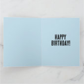 PETIT GARÇON COWBOY BUCKAROO CARTE D'ANNIVERSAIRE (Intérieur)