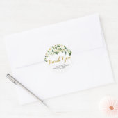 Petit garçon Floral First Communion Sticker Merci (Enveloppe)