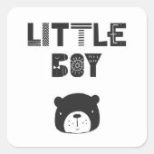 Petit Garçon | Ours de bébé | Sticker (Devant)