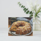 PETIT GÂTEAU AU CAFÉ BUNDT CARTE POSTALE (Debout devant)