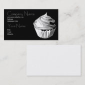 Petit gâteau dans le modèle de carte de visite de (Devant / Derrière)