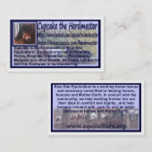 Petit gâteau les cartes de visite de Herdmaster (Devant / Derrière)