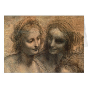 Petit groupe des têtes de la Vierge et de St Anne