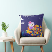 Petit hibou Illustration Coussin décoratif (Chaise)