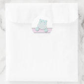 Petit Hippo {Rose} | Stickers (Sac)
