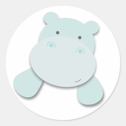 Petit Hippo | Stickers (Devant)