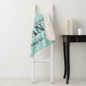 Petit Homme Deer Chasse Turquoise Plaid (En situation)