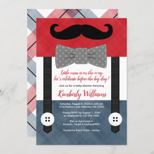 petit homme petit bébé invitation de douches marin