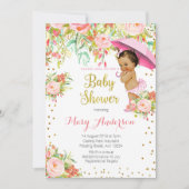 Petit invitation de princesse baby shower (Devant)