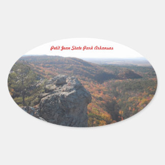 Petit Jean State Park Arkansas Ovale Sticker