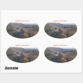 Petit Jean State Park Arkansas Ovale Sticker (Vel)