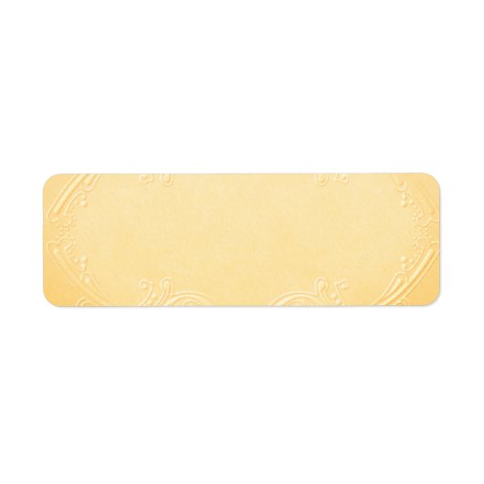 Petit Joli Étiquette d'apothecaire jaune (Devant)