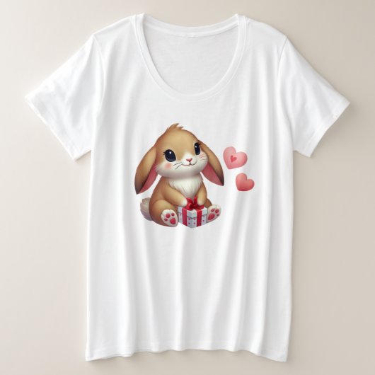 Petit lapin lapin lapin de la Saint-Valentin (Design devant)
