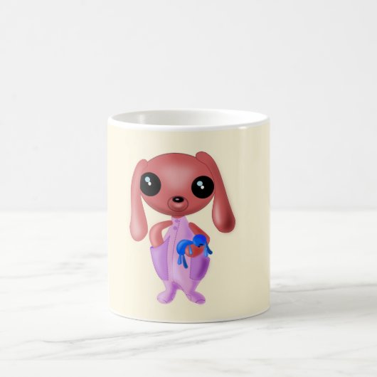 Petit Lapin Mug - Votre couleur (Centre)