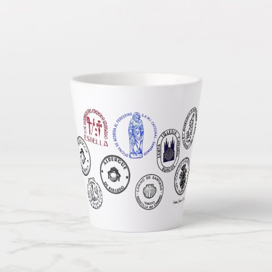 Petit Latte Mug Saint James Way (Devant)