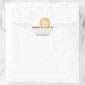 Petit Lion {Rose} | Stickers (Sac)