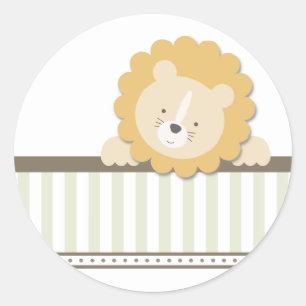 Petit Lion {Vert} Stickers