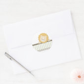 Petit Lion {Vert} | Stickers (Enveloppe)