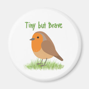 Petit mais courageux Robin Magnet