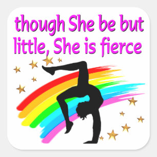 PETIT MAIS FIERCE CUSTOMISÉ GYMNAST STICKER