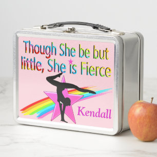 PETIT MAIS FIERCE PERSONNALISÉ GYMNAST LUNCHBOX