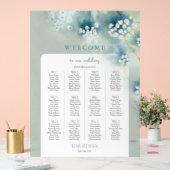 Petit Mariage de fleurs blanches - Carte de bienve (Mariage)