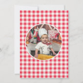 Petit MEATBALL 1er INVITATION D'ANNIVERSAIRE (Dos)