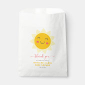 Petit Merci Baby shower soleil Favoriser les sacs (Devant)