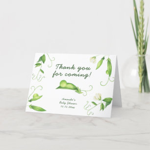 Petit Merci de Baby shower de pois doux