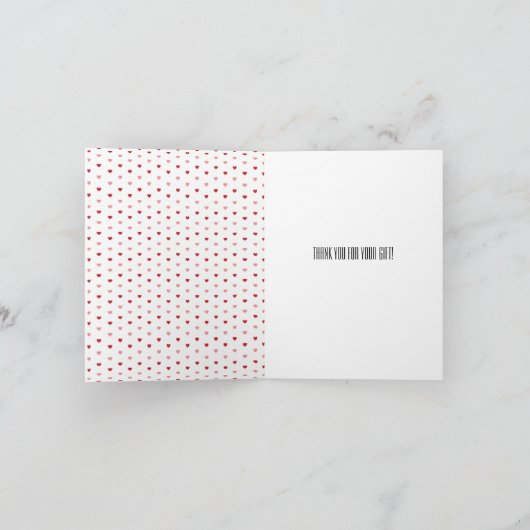 Petit Merci de coeurs (Intérieur)