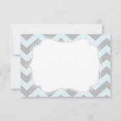 Petit Merci d'impression de Chevron de moustache (Dos)