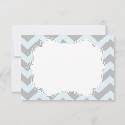 Petit Merci d'impression de Chevron de moustache (Dos)