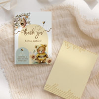 Petit miel Baby shower d'ours Merci abeilles ici