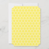 Petit miel doux Baby shower d'abeilles Invitation (Dos)