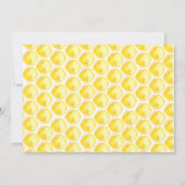 Petit miel doux Baby shower d'abeilles Invitation (Dos)