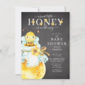 Petit miel doux Baby shower d'abeilles Invitation (Devant)