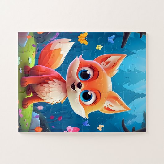 Petit mignon Fox Puzzle (Horizontal)