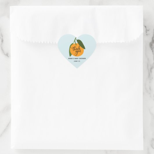 Petit mignon merci sticker (Sac)