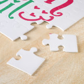 "PETIT MISS COTTON TAIL" PUZZLE PERSONNALISÉ. (Côté)